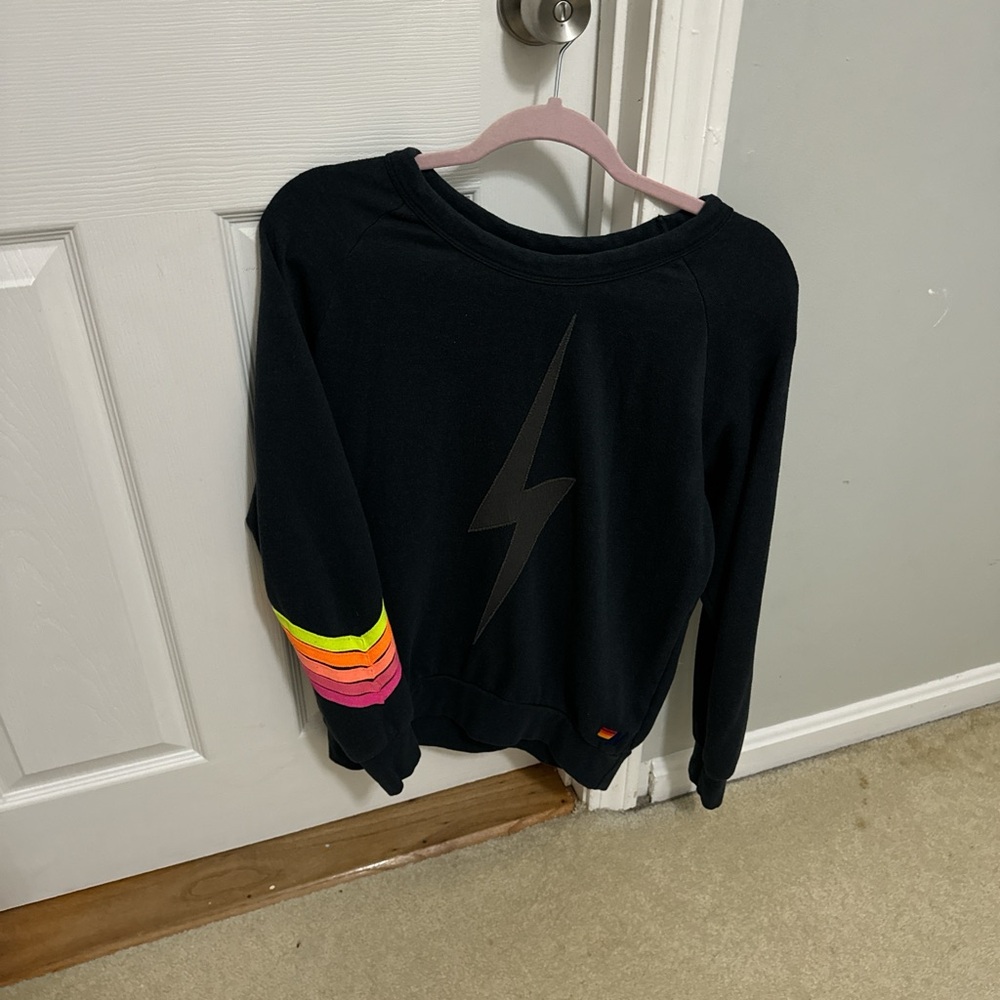 Aviator Nation Lightning bolt and arm stripes